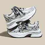 TONYBEAR Серые женские кроссовки на платформе, цвет Gray - фото 8