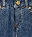 Детские джинсы с логотипом Balmain Kids, синий - фото 3