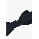 Галстук-бабочка из жаккардового шелка Corneliani, синий - фото 3