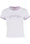 Футболка с принтом SCRIPT RINGER Juicy Couture, белый - фото 5