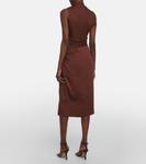Платье миди fusion tee Christopher Esber, коричневый - фото 3