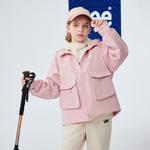 Детская куртка для дошкольников Lee, серо-розовый - фото 11