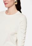 Топ Marc Cain Long sleeved top, Off-White/White - фото 4