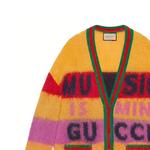 Свитер женский Gucci, желтый / зеленый - фото 5