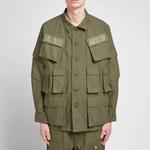 WTAPS Мужская рубашка оливкового цвета - фото 3