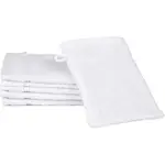 Мочалка для умывания Rubin, 100% хлопок Ross, белый - фото