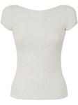 Кружевной топ PINKO, белый - фото