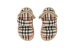 Кроссовки Burberry Kids Vintage Check Open-toe Sandals, коричневый - фото 2