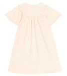 Хлопковое платье Chloé Kids, розовый - фото 3