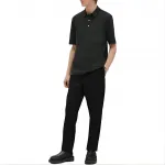 HERMES Поло для мужчин Chromium Green - фото 2