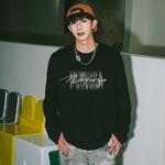 Футболка унисекс FUERZA с белыми ребристыми манжетами - фото 9