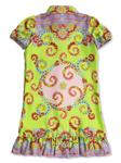 Платье Versace Kids с цветочным принтом, розовый - фото 2