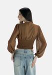 Блуза Elara Blouse, Braun/Brown - фото 2