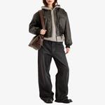 Новая куртка-бомбер из кожи Lomber Acne Studios, черный - фото 4