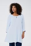 Туника KAFFE CURVE Ami, небесно-синий - фото 2