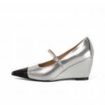 Туфли Мэри Джейн женские SHOEMAKER QUEEN, Silver - фото
