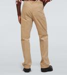 Вельветовые хлопковые брюки Acne Studios, Clay Beige - фото 4