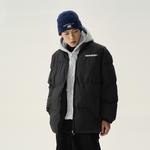 Пуховик Unisex NOME, темно-серый (красная клетка) - фото 6