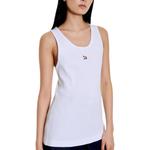 Мае Kitsuné майка-безрукавка с логотипом Fox Maison Kitsune, белый - фото 5