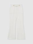 Брюки Lily Flared Reiss, White - фото 3
