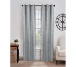 Комплект из 2 плотных штор Senna Textured Blackout, размер 42" x 108" Superior, Chrome - фото 6