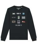 Свитер Watapparel Sweatshirt Videogames, черный - фото
