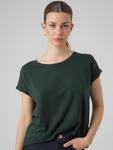 Футболка VERO MODA Ava, Dark green - фото 5