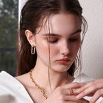 Apm Monaco Аллойные серьги унисекс gold - фото 3