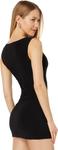 Мини-платье без рукавов Pickleball Norma Kamali, черный - фото 2