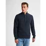 Свитер Petrol Industries M-3050-KWC227 half zip, синий - фото