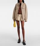 Кожаные балетки Mary Jane с вырезом Miu Miu, черный - фото 3