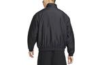 Куртка Nike Solid Color Logo Stand Collar Jacket Black, черный - фото 2