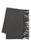 Шарф PULL&BEAR Scarf, Grey/Dark Grey - фото 3