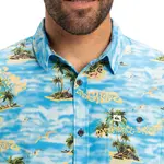 Мужская рубашка Safe Paradise Quiksilver, синий - фото 4