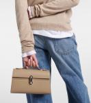 Симметричная кожаная сумка-тоут Savette, Clay - фото 6