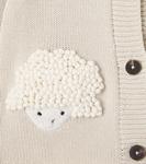 Хлопковый кардиган Baby Dieck Donsje, White Sand - фото 3