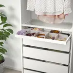 Выдвижной поднос, белый, 75x35 см, KOMPLEMENT IKEA - фото 2