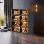 JEKO&JEKO Shoe Wall Shoebox Storage Black - фото 10