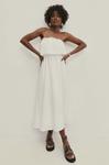 Хлопковое платье Answear Lab, белый - фото