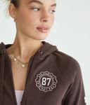 Aeropostale 87 Crest Полная молния Толстовка, Eclipse - фото 6