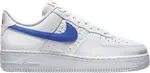 Кроссовки Air Force 1 '07 'Embossed Hoops - Racer Blue', белый - фото