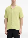 Текстурированная рубашка-поло на пуговицах SAMSOE SAMSOE, зеленый - фото