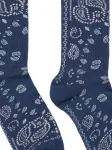 Носки с узором пейсли Alanui, синий - фото 2