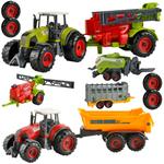 НАБОР 6 в 1 — 2 МЕТАЛЛИЧЕСКИХ ТРАКТОРА + 4 СЕЛЬСКОХОЗЯЙСТВЕННЫЕ МАШИНЫ U725 elektrostator - фото 2