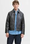 Куртка Jack & Jones Leather jacket, Anthracite - фото