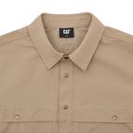 Мужская рубашка CAT, зеленый - фото 8