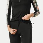 ЛЕГИНСЫ UV SURF 100 ЖЕНСКИЕ ЧЕРНЫЕ Olaian - фото 24