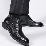 Черные мужские ботинки LUOMAIKE - фото 5