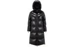 Пуховик женский черный Moncler - фото