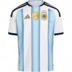 Детская футболка Adidas, белый синий - фото